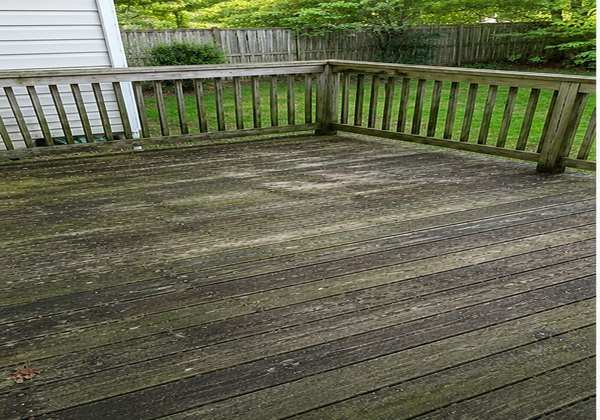 Deck Restoration Before