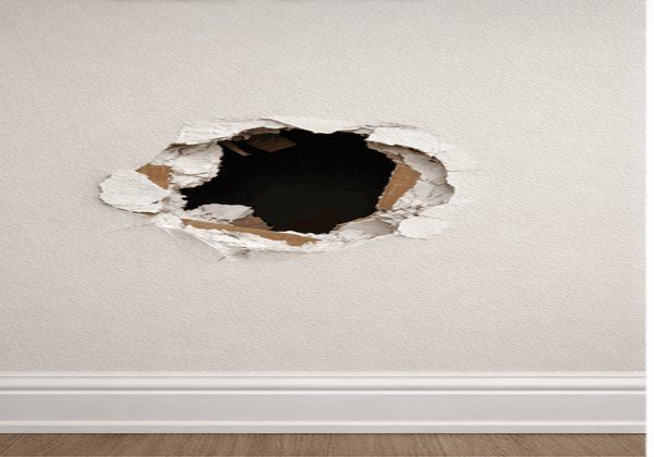Drywall Repair Before